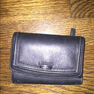 Black leather Fossil Wallet